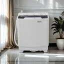 二槽式洗濯機 縦型洗濯機 洗濯6.5kg/脱水槽4kg 大容量 タイマー機能付き コンパクト 小型洗濯機 節電 二槽式洗濯機 まとめ洗い 部屋干し 引越し 家庭...