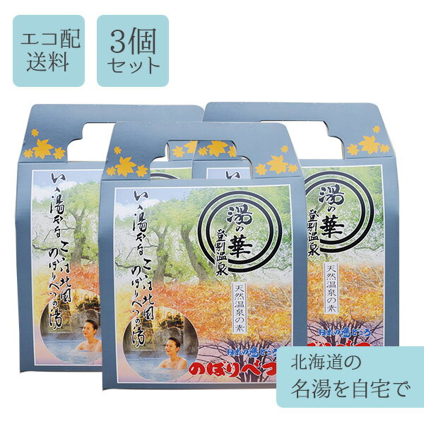 【名湯】登別温泉　湯の華　24袋入×3個セット【日本の湯どこ