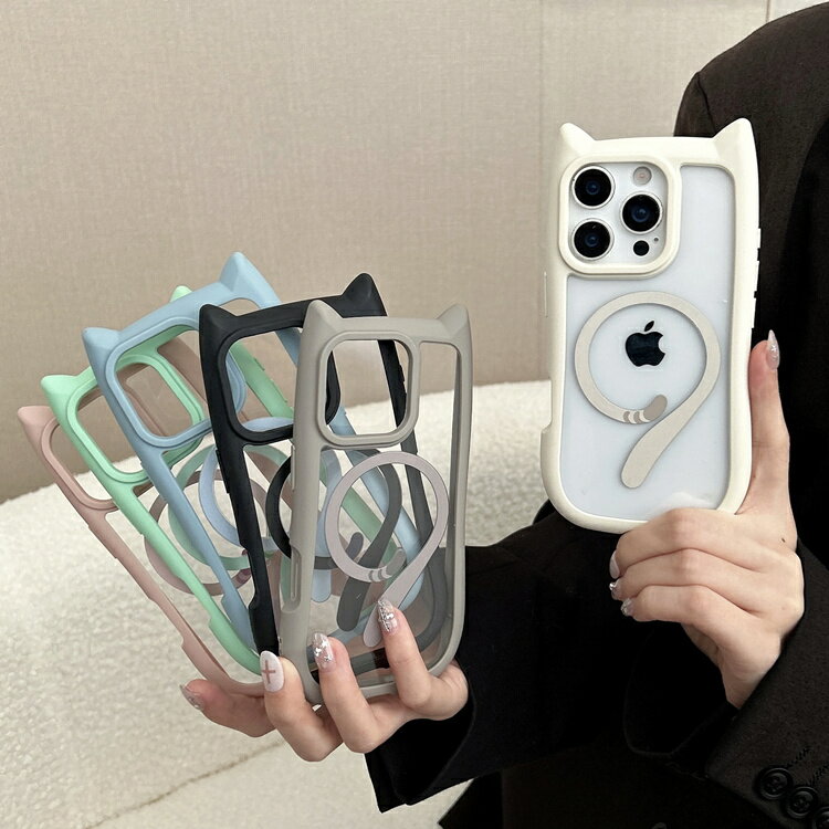 Rakuten - 【P5倍】iPhone17 ケース クリア 韓国 iPhone17eケース iPhone17Pro MagSafe対応 かわいい 猫耳 iPhone air iPhone16e iPhone16 クリアケース iPhone15 iPhone15Pro iPhone14 透明 ネコミミ ねこみみ 猫 ネコ ねこ iPhone11 iPhone13 iPhone14 iPhone12 ケース