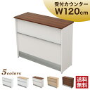 ハイカウンター カウンター スチール ブラウン 幅120cm 奥行45 高さ100 受付カウンター 受付台 受付 店舗 窓口 インフォメーション オフィスカウンター カウンターデスク エントランス おしゃれ オフィス家具 HCS-1245-