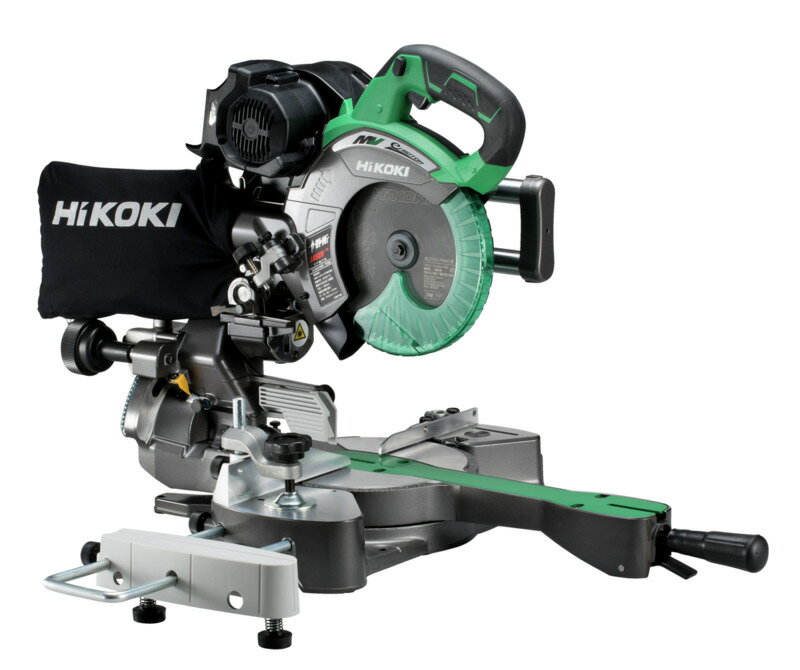 [一尺切断｜本体のみ] HiKoki｜ハイコーキ 36V 190mm黒鯱刃充電式卓上スライド丸のこ C3607DRA (K)(NN)..