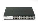 【中古】▽D-Link DGS-1024D 24ポート ギガビットアンマネージスイッチ 中古 10/100/1000BASE-T