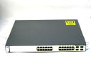 【中古】▽Cisco Catalyst WS-C3750G-24TS-S1U V02 15.0(1)SE 28ポート ギガビットスイッチ 中古 1000base...