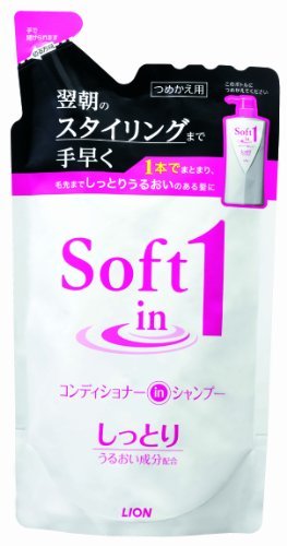 ソフトインワン シャンプー しっとりタイプ つめかえ用 380ml