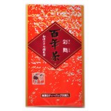 商品説明 「百年茶 赤箱 彩甦(さいこう) 煮出し用ティーバッグ 30袋入」は、グァバの葉やクコの実、ハトムギなど27種の植物・茸類・海藻の特性を活かし、バランスよく配合された健康茶です。 品質には特に注意を払い、合成、天然を問わず添加物は一切含まれておりません。また、1袋ごと酸素と湿気を取り除いた窒素充填包装ですから、2年間は新鮮な風味でご賞味いただけます。お子様からお年を召した方まで、どなたにでもお楽しみ頂けます。無漂白ティーバッグ入り。 お召し上がり方 おいしい飲み方 ●やかんで 0.5-1Lの水に対し1袋を入れ、沸騰後とろ火で7-8分煮出します。 ●急須で 急須に1袋を入れ熱湯を注いで2-3分。数回楽しめます。 ●ポットで 沸騰した湯の中に1-2袋入れ、しばらく置いて出来上がり。お好みの濃さでお召上がりください。 ●冷やして 煮出した後、冷ましたお茶をクーラーポットに移し冷蔵庫へ入れてください。 百年茶用のやかんは耐熱ガラス、土瓶、ホーロー引き、ステンレス、アルマイト製品等をお使いになりますと、より風味よくできあがります。 使用上の注意 ●使用原料にアレルギーをおもちの方は、医師・薬剤師にご相談ください。 ●湯飲みの底に残る黒っぽい養分も大切な大地の恵みです。最後の一滴までどうぞお飲みください。 保存方法 高温多湿を避けて保存してください。 お問い合わせ先 株式会社 精茶百年本舗 お客様相談室：0120-2-54321【ご注文前に確認ください】ご注文数量を多くいただいた場合、複数梱包となることがございます。その場合の送料は【送料単価×梱包数】を頂戴しております。また、「発送目安：約3-5営業日」とご案内しておりますが、こちらより遅れることがございます。予めご了承くださいませ。※税込3,980円以上ご購入いただいた場合の送料無料サービスは1梱包のみです。複数梱包になってしまう場合、数量に応じ送料を頂戴します。