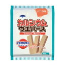 商品説明 「カルシウム ウエハース バニラ味 40枚」は、カルシウムの栄養機能食品です。カルシウムは、骨や歯の形成に必要な栄養素です。サクサクとした軽いおいしさで、ご家族皆様のおやつにおすすめです。本品は1日2枚を目安にお召し上がりください。2枚で1日に必要なカルシウム量の約73%(436mg)を摂取することができます。 *本品は、特定保健用食品とは異なり、厚生労働省の個別審査を受けたものではありません。 *多量摂取により疫病が治癒したり、より健康が増進するものではありません。1日の摂取目安量を守ってください。 *食生活は、主食、主菜、副菜を基本に、食事のバランスを。【ご注文前に確認ください】ご注文数量を多くいただいた場合、複数梱包となることがございます。その場合の送料は【送料単価×梱包数】を頂戴しております。また、「発送目安：約3-5営業日」とご案内しておりますが、こちらより遅れることがございます。予めご了承くださいませ。※税込5,500円以上ご購入いただいた場合の送料無料サービスは1梱包のみです。複数梱包になってしまう場合、数量に応じ送料を頂戴します。