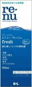 商品説明 「ボシュロム レニュー フレッシュ 500ml」は、消毒・タンパク除去・洗浄・すすぎ・保存すべてが1本ボトルでできます。消毒成分ダイメッド(R)を配合。ソフトレンズに繁殖する菌を消毒し、レンズを毎日清潔に保ちます。ハイドラネート(R)の作り出すマイナスイオンが、タンパク汚れをきれいに落とすから、毎日、新しいレンズのような爽やかな使い心地です。医薬部外品。 使用方法 1.洗浄(こすり洗い) レンズケースに本剤を満たし、手を石鹸でよく洗います。はずしたレンズを手のひらにのせ、本剤を3-5滴落として約10秒間こすり洗いします。裏面も同様に行います。 2.すすぎ レンズを本剤で片面につき約10秒間すすぎ、表面の残留物を充分に取り除きます。 3.消毒・保存 レンズケースにレンズを入れ、キャップをしめて4時間以上放置し、消毒します。消毒後、レンズはそのまま装用できます。 使用上の注意 ●ご使用に際しては、添付の使用説明書をよくお読みください。 ●グループI-IVのすべてのソフトコンタクトレンズに使えます。 ご注意 瞳の健康を守るため、正しいケアを。 1.レンズケースの液は毎日交換しましょう。 2.レンズは毎日こすり洗いしましょう。 3.レンズケースは毎日洗って乾燥させましょう。 4.レンズケースは定期的に交換しましょう。 定期的に眼科医の診断を受けましょう。 成分 有効成分：ポリヘキサニド(ダイメッド)1.1ppm含有 配合成分：緩衝剤、安定化剤、等張化剤、pH調整剤、ポロキサミン、ハイドラネート 表示指定成分：ホウ酸、エデト酸ナトリウム 効能・効果 ソフトコンタクトレンズ(グループI-IV)の消毒 お問い合わせ先 ボシュロム・ジャパン株式会社：0120-132490【広告文責】株式会社ミサワ薬局 TEL：03-6662-6650【メーカー、製造元、輸入元、販売元】ボシュロム・ジャパン株式会社【商品区分】医薬部外品【ご注文前に確認ください】ご注文数量を多くいただいた場合、複数梱包となることがございます。その場合の送料は【送料単価×梱包数】を頂戴しております。また、「発送目安：約3-5営業日」とご案内しておりますが、こちらより遅れることがございます。予めご了承くださいませ。※税込5,500円以上ご購入いただいた場合の送料無料サービスは1梱包のみです。複数梱包になってしまう場合、数量に応じ送料を頂戴します。