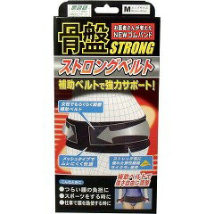 商品説明 「山田式 骨盤ストロングベルト M 黒」は、補助ベルトで強力にサポートできる骨盤ベルトです。調整しやすく女性でもらくらく装着。メッシュタイプでムレにくく、快適。ストレッチ性に優れた、弾性繊維ライクラ(R)使用。 使用方法 1.左右の腰骨の一番出ている部分から、握りこぶし1つ分下の位置に、骨盤ベルト部を装着して下さい。装着の際は、ご自分に合った固定力に調整をして下さい。 2.最後に補助ベルトを適度な固定力に調整し、とめて下さい。 使用上の注意 ●締めすぎないようにご注意下さい。 ●下着の上から装着して下さい。 ●長時間(8時間以上)の連続使用はしないで下さい。 ●就寝時や食事中は使用はしないで下さい。 ●外傷、しっしん、かぶれ、アトピーのある方は使用しないで下さい。 ●妊娠中又は妊娠していると思われる方は使用しないで下さい。 ●万一、使用中に身体の異常を感じた時には直ちに使用を中止して下さい。 ●乳幼児の手の届かない所に保管して下さい。 ●本品の改造、用途以外の使用はしないで下さい。 ●洗濯する場合には、洗濯表示に従って下さい。 ●面ファスナーの取り扱いには注意して下さい。 ●火気に近づけないで下さい。 素材 ナイロン、ポリエステル、ポリウレタン、その他 原産国 日本 お問い合わせ先 株式会社ミノウラ お客様相談室 TEL：03-3632-6176 (平日10：00-12：00、13：00-17：00)【ご注文前に確認ください】ご注文数量を多くいただいた場合、複数梱包となることがございます。その場合の送料は【送料単価×梱包数】を頂戴しております。また、「発送目安：約3-5営業日」とご案内しておりますが、こちらより遅れることがございます。予めご了承くださいませ。※税込3,980円以上ご購入いただいた場合の送料無料サービスは1梱包のみです。複数梱包になってしまう場合、数量に応じ送料を頂戴します。