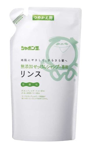 シャボン玉 無添加 せっけんシ ャワー専用リンス つめかえ用 420ml