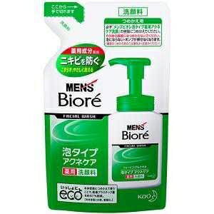 【医薬部外品】メンズ花王 ビオレ 泡タイプ薬用アクネケア洗顔 つめかえ用 130ml