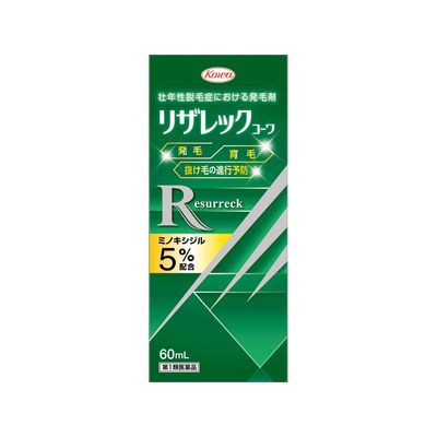 厚みが46mm程のため、ポストによっては入らないことがあります。 ※第1類医薬品をお買い求めの場合は、メール確認後、購入履歴から承諾必要となります。必ずorder@rakuten.co.jpからのメールを受信できるようご設定願います。※選択肢は必ずご使用者の状態をお選び下さい。※薬剤師から用許可がおりなかった場合等はご注文は全キャンセルとなります。上記、予めご了承下さい。 ■情報提供資料 商品説明 　ミノキシジル5%配合の発毛剤。力強い髪を発毛。抜け毛の進行を予防。小さなノズルヘッドが地肌に直接届きます。無香料でにおいが気になりにくい。 使用上の注意■してはいけないこと（守らないと現在の症状が悪化したり，副作用が起こる可能性があります。）1．次の人は使用しないでください。　（1）本剤又は本剤の成分によりアレルギー症状を起こしたことがある人。　（2）女性。　　（日本人女性における安全性が確認されていません。）　（3）未成年者（20歳未満）。　　（国内での使用経験がありません。）　（4）壮年性脱毛症以外の脱毛症（例えば，円形脱毛症，甲状腺疾患による脱毛等）の人，あるいは原因のわからない脱毛症の人。　　（本剤は壮年性脱毛症でのみ有効です。）　（5）脱毛が急激であったり，髪が斑状に抜けている人。　　（壮年性脱毛症以外の脱毛症である可能性が高いです。）2．次の部位には使用しないでください。　（1）本剤は頭皮にのみ使用し，内服しないでください。　　（血圧が下がる等のおそれがあります。）　（2）きず，湿疹あるいは炎症（発赤）等がある頭皮。　　（きず等を悪化させることがあります。）3．本剤を使用する場合は，他の育毛剤及び外用剤（軟膏，液剤等）の頭皮への使用は，避けてください。又，これらを使用する場合は本剤の使用を中止してください。　（これらの薬剤は本剤の吸収に影響を及ぼす可能性があります。）■相談すること1．次の人は使用前に医師又は薬剤師に相談してください。　（1）今までに薬や化粧品等によりアレルギー症状（例えば，発疹・発赤，かゆみ，かぶれ等）を起こしたことがある人。　（2）高血圧の人，低血圧の人。　　（本剤は血圧に影響を及ぼす可能性が考えられます。）　（3）心臓又は腎臓に障害のある人。　　（本剤は心臓や腎臓に影響を及ぼす可能性が考えられます。）　（4）むくみのある人。　　（むくみを増強させる可能性が考えられます。）　（5）家族，兄弟姉妹に壮年性脱毛症の人がいない人。　　（壮年性脱毛症の発症には遺伝的要因が大きいと考えられます。）　（6）高齢者（65歳以上）。　　（一般に高齢者では好ましくない症状が発現しやすくなります。）　（7）次の診断を受けている人。　　甲状腺機能障害（甲状腺機能低下症，甲状腺機能亢進症）。　　　（甲状腺疾患による脱毛の可能性があります。）2．使用後，次の症状があらわれた場合は副作用の可能性があるので，直ちに使用を中止し，この添付文書を持って医師又は薬剤師に相談してください。［関係部位：症状］皮膚：頭皮の発疹・発赤＊，かゆみ，かぶれ，ふけ，使用部位の熱感等精神神経系：頭痛，気が遠くなる，めまい循環器：胸の痛み，心拍が速くなる代謝系：原因のわからない急激な体重増加，手足のむくみ　＊頭皮以外にあらわれることもあります。3．6ヶ月間使用して，次のいずれにおいても改善が認められない場合は，使用を中止し，この添付文書を持って医師又は薬剤師に相談してください。　脱毛状態の程度，生毛・軟毛の発生，硬毛の発生，抜け毛の程度（太い毛だけでなく細く短い抜け毛の減少も改善の目安となります。）。　　（壮年性脱毛症以外の脱毛症であったり，脱毛が他の原因によるものである可能性があります。）4．使用開始後6ヶ月以内であっても，脱毛状態の悪化や，次のような脱毛が見られた場合は，使用を中止し，この添付文書を持って医師又は薬剤師に相談してください。　頭髪以外の脱毛，斑状の脱毛，急激な脱毛等。　　（壮年性脱毛症以外の脱毛症であったり，脱毛が他の原因によるものである可能性があります。）その他の注意■その他の注意（1）毛髪が成長するには時間がかかります。効果がわかるようになるまで少なくとも4ヶ月間，毎日使用してください。　（ミノキシジルローション5％製剤の有効性は4ヶ月使用後から認められております。）（2）毛髪が成長する程度には個人差があり，本剤は誰にでも効果があるわけではありません。（3）効果を維持するには継続して使用することが必要で，使用を中止すると徐々に元に戻ります。　（本剤は壮年性脱毛症の原因を取り除くものではありません。）効能・効果壮年性脱毛症における発毛，育毛及び脱毛（抜け毛）の進行予防効能関連注意 用法・用量成人男性（20歳以上）が，1日2回，1回1mLを脱毛している頭皮に塗布してください。用法関連注意（1）用法・用量の範囲より多量に使用しても，あるいは頻繁に使用しても効果はあがりません。定められた用法・用量を厳守してください。（決められた以上に多く使用しても，効果の増加はほとんどなく，副作用の発現する可能性が高くなります。）（2）目に入らないように注意してください。万一，目に入った場合には，すぐに水又はぬるま湯で洗ってください。なお，症状が重い場合には眼科医の診療を受けてください。（3）薬液のついた手で，目等の粘膜にふれると刺激があるので，手についた薬液はよく洗い落としてください。（4）アルコール等に溶けるおそれのあるもの（メガネわく，化学繊維等）にはつかないようにしてください。（5）整髪料及びヘアセットスプレーは，本剤を使用した後に使用してください。（6）染毛剤（ヘアカラー，毛染め，白髪染め等）を使用する場合には，完全に染毛を終えた後に本剤を使用してください。成分分量：100mL中成分/分量ミノキシジル5g添加物 エタノール，1,3-ブチレングリコール，プロピレングリコール，pH調節剤保管及び取扱い上の注意（1）使用後，キャップをして，直射日光や高温，寒冷の場所を避け，涼しい所に保管してください。（2）小児の手のとどかない所に保管してください。（3）誤用を避け，品質を保持するため，他の容器に入れ替えないでください。（4）火気に近づけないでください。（5）使用期限を過ぎた製品は使用しないでください。消費者相談窓口会社名：興和株式会社問い合わせ先：医薬事業部　お客様相談センター電話：03-3279-7755受付時間：月〜金（祝日を除く）9：00〜17：00その他：FAX　03-3279-7566　製造販売会社リョートーファイン（株）会社名：リョートーファイン株式会社住所：〒277-0861　千葉県柏市高田1410番地販売会社興和（株）剤形：液剤リスク区分等：第1類医薬品使用期限：使用期限まで1年以上あるものをお送りします。※元々1年未満の商品やページに記載のあるものは上記の限りではありません。 リザレックコーワ60ml リザレックコーワ60ml 2個セット リザレックコーワ60ml 3個セット リザレックコーワ60ml 6個セット リザレックコーワ60ml 12個セット【 必ずご確認ください 】第1類医薬品のご購入に関しまして!! 第1類医薬品の購入には、注文後に購入履歴から承諾が必要です。下記の内容をよくご確認の上、お買い求めください。【1】ご注文受注後、当店薬剤師が注文時にご選択頂いた内容を確認し、ご注文の第1類医薬品の商品情報について、楽天のシステムを通じて、「【楽天市場】医薬品の服用に関する注意事項をご確認ください」の件名でメール送信させて頂きます。※order@rakuten.co.jpのアドレスから送信されますので、受信設定お願いいたします。【2】メールの内容をご確認頂き、メール内のリンクから購入履歴詳細画面へアクセス頂き、承認の手続きを行って下さい。承諾につきまして、3営業日以内に手続きを完了していただけますようお願いいたします。【3】お客様からの承諾が確認出来次第、注文を確定し、発送の手配をいたします。※以下の場合はご注文を確定することができませんので、キャンセル処理させて頂きます。・3営業日を過ぎても、お客様からの承諾が確認できていない場合。・ご注文時の選択肢及びメール等のやり取りで、第1類医薬品ご使用を控えた方が良い、と薬剤師が判断した場合。・当方の薬剤師からの問い合わせに対して、3営業日を過ぎても回答が確認できていない場合。上記予めご了承ください。▼▼　承諾手順の案内になります　▼▼▼　購入履歴より「注文詳細を表示」をクリック▼　下記画像内の矢印の所の「コチラ」をクリック▼　[1]、[2]の順に手続きをする。※　赤字で「承諾が完了しました」の表示が出れば承諾作業完了です。 関連商品はこちら【第1類医薬品】リザレックコーワ60ml ...3,500円【第1類医薬品】リザレックコーワ60ml ...6,600円【まとめ買いがお得！】【第1類医薬品】...9,678円【第1類医薬品】リザレックコーワ60ml ...18,810円【第1類医薬品】リザレックコーワ60ml ...39,960円