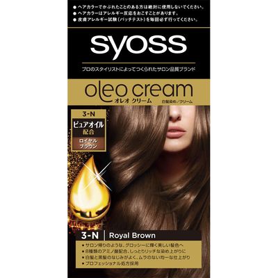 乐天商城 - 【医薬部外品】サイオス オレオクリーム ヘアカラー　3Nロイヤルブラウン