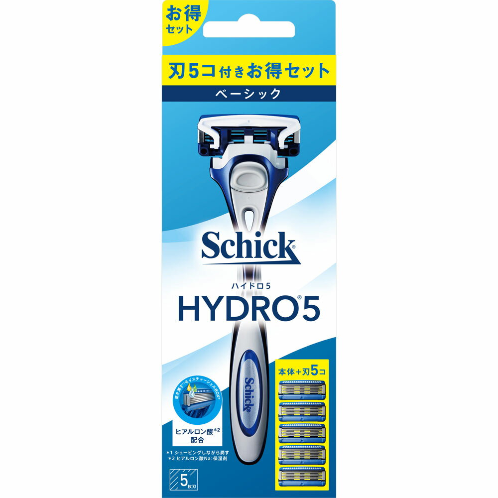 シック ハイドロ5 ベーシック コンボパック 本体+刃5コ