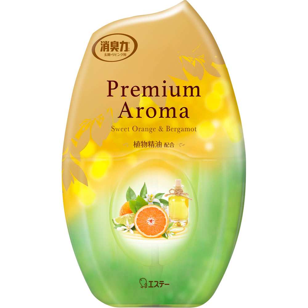 樂天商城 - エステー お部屋の消臭力 Premium Aroma スイートオレンジ&ベルガモット