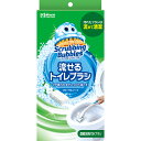 スクラビングバブル 流せるトイレブラシ フローラルソープ 本体