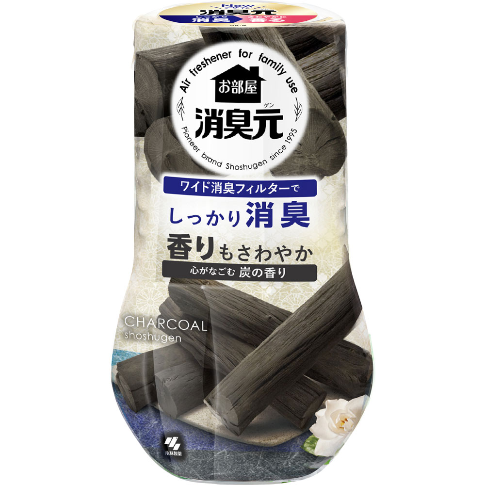 乐天商城 - お部屋の消臭元 心がなごむ炭の香り 400ml
