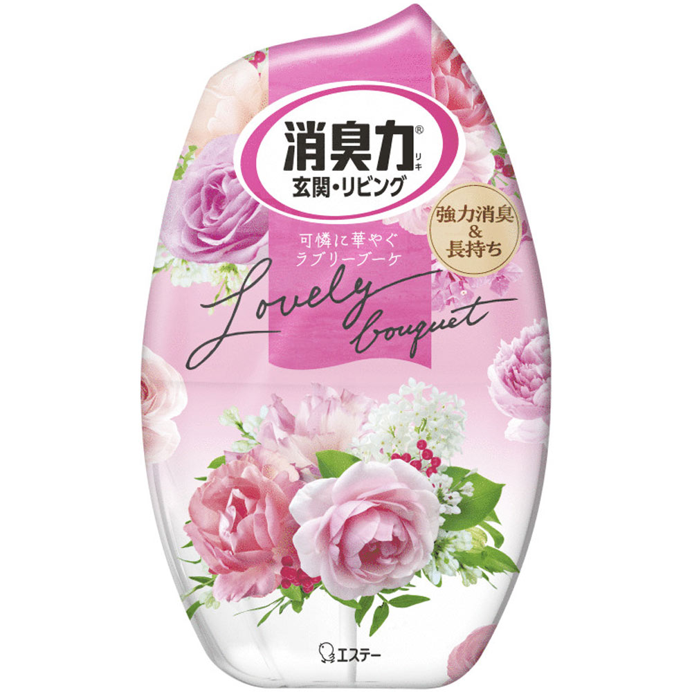 乐天商城 - エステー　お部屋の消臭力 無香料　ラブリーブーケ　400ml