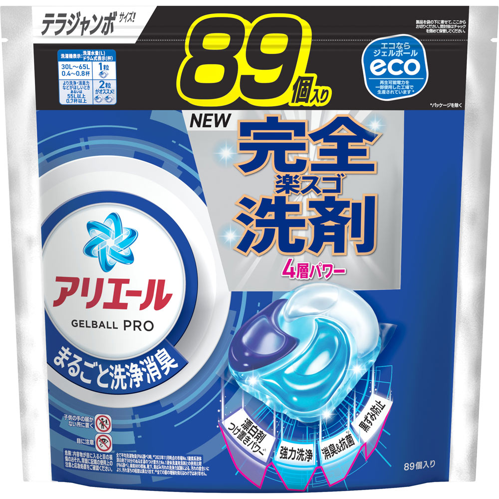 樂天商城 - アリエール ジェルボールプロ つめかえ用テラジャンボサイズ　89個