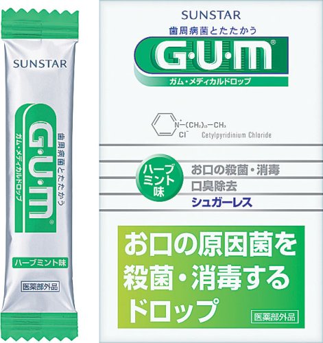【指定医薬部外品】GUM メディカルドロップ 4粒X6包 1