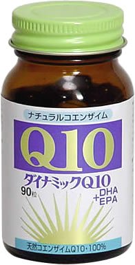 「ダイナミックQ10+DHA・EPA(コエンザイム)」は、酵母由来の天然コエンザイムQ10に、天然ビタミンE・DHA・EPA・β-カロテン・ビタミンB12を加えた栄養補助食品です。 コエンザイムQ10は、体内で作られる補酵素の一種で、ビタミ...