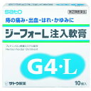 【送料無料】【指定第2類医薬品】ジーフォーL注入軟膏 10個