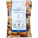 商品説明 内容：30g×7日分 「一週間分のロカボナッツ 30g×7日分」は、ヨーロッパで行われた研究を参考に栄養バランスを考え、独自に配合した黄金比率のミックスナッツです。食物繊維、オメガ3脂肪酸、鉄、亜鉛、ビタミンEを含みます。糖質は1袋1.7gの低糖質ロカボ食です。食塩・油不使用。クルミ・アーモンド・ヘーゼルナッツ入り。 ※ロカボとは低糖質食のこと。良質な脂質はたくさん摂取し、糖質を適正に摂取する食事です。 ご注意 ●保存料を使用しておりませんので、開封後は賞味期限に関わらずお早めにお召し上がりください。 ●まれにクルミやヘーゼルナッツの殻が混入していることがありますのでご注意ください。 ●本製品は農産物のため、形や色にばらつきがあります。 ●まれに虫食いの実が混入していることがあります。 ●当製造工場では小麦、乳、落花生、えび、大豆、バナナ、ごま、カシューナッツを含む製品を製造しております。 ●ロカボ糖質とは、世界的表示基準であるavailable carbohydrate(有効糖質)を元に算出したものです。 保存方法 直射日光・高温多湿を避けて、保存してください。 アーモンドとは アーモンドはバラ科の落葉高木です。スイートアーモンドとビターアーモンドがあり、食用にされるのはスイートアーモンドのほうです。脂質、ビタミンB2、ビタミンEなどを多く含みます。 賞味期限等の表記について 「西暦年/月/日」の順番でパッケージに記載。 原材料名 クルミ(アメリカ)、アーモンド、ヘーゼルナッツ 原産国 製造販売元 アメリカ ●発売元 株式会社デルタインターナショナル 東京都品川区北品川4-7-35 お客様相談室 0120-68-1122 (祝祭日を除く月-金曜日9：00-12：00 13：00-17：00)【ご注文前に確認ください】ご注文数量を多くいただいた場合、複数梱包となることがございます。その場合の送料は【送料単価×梱包数】を頂戴しております。また、「発送目安：約3-5営業日」とご案内しておりますが、こちらより遅れることがございます。予めご了承くださいませ。※税込5,500円以上ご購入いただいた場合の送料無料サービスは1梱包のみです。複数梱包になってしまう場合、数量に応じ送料を頂戴します。