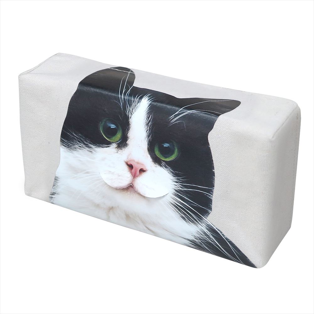 ねこのティッシュケース(ハチワレ) ねこ 猫 キャット ネコ ハチワレ ティッシュケース ティッシュカバー