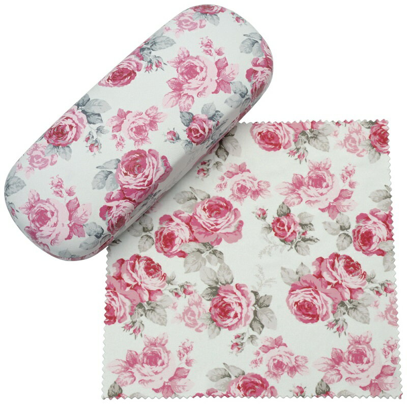 ローズメガネケース 薔薇 バラ めがね 眼鏡