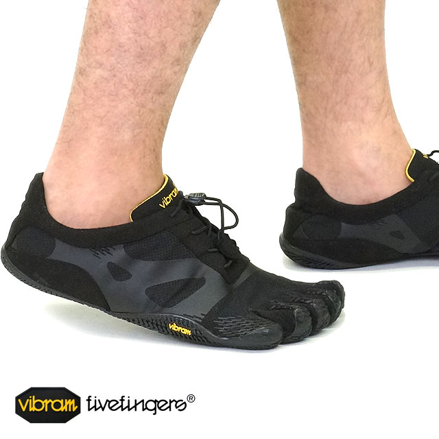 【8/30限定！楽天カードで最大16倍】Vibram FiveFingers ビブラムファイブフィンガーズ メンズ KSO EVO Black ビブラム ファイブフィンガーズ 5本指シューズ ベアフット靴 [14M0701]