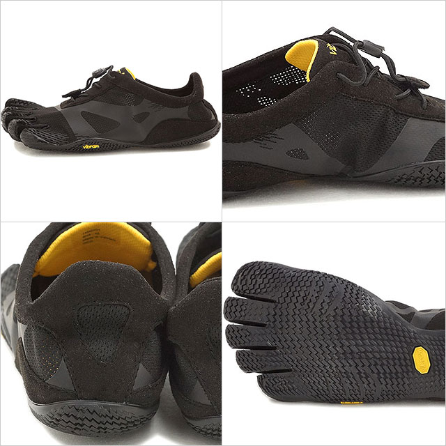 【8/30限定！楽天カードで最大16倍】Vibram FiveFingers ビブラムファイブフィンガーズ メンズ KSO EVO Black ビブラム ファイブフィンガーズ 5本指シューズ ベアフット靴 [14M0701]