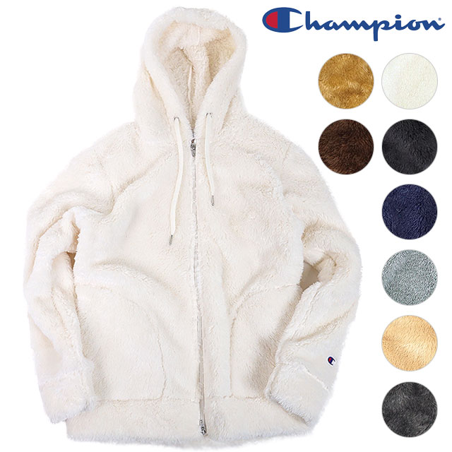 【30％OFF／SALE】Champion チャンピオン レディース ボアフリース ジップアップパーカー ZIP HOODED JACKET ジップ フーデッド ジャケット [CW-L604 FW19]【e】【s】