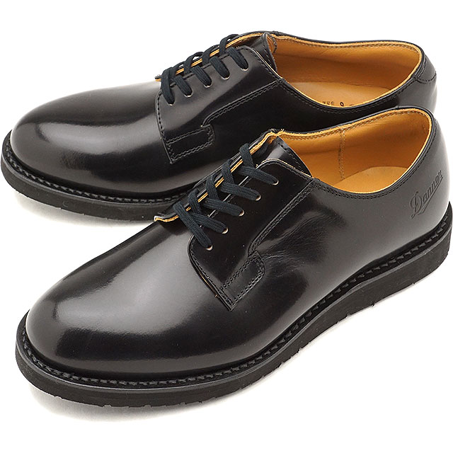 樂天商城 - 【最大100%ポイントバック】ダナー DANNER レザーシューズ ポストマンシューズ [D214300/D-214300] POSTMAN SHOES メンズ・レディース 短靴 定番 BLACK 正規取扱店