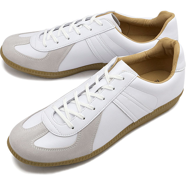 【最大100 ポイントバック】ジャーマントレーナー GERMAN TRAINER ミリタリーシューズ 42500 SS23 GERMAN TRAINER REPRODUCTED EDITION MODEL メンズ レディース 靴 スニーカー トレーニングシューズ WHITE 白 ホワイト系 正規取扱店【cp】