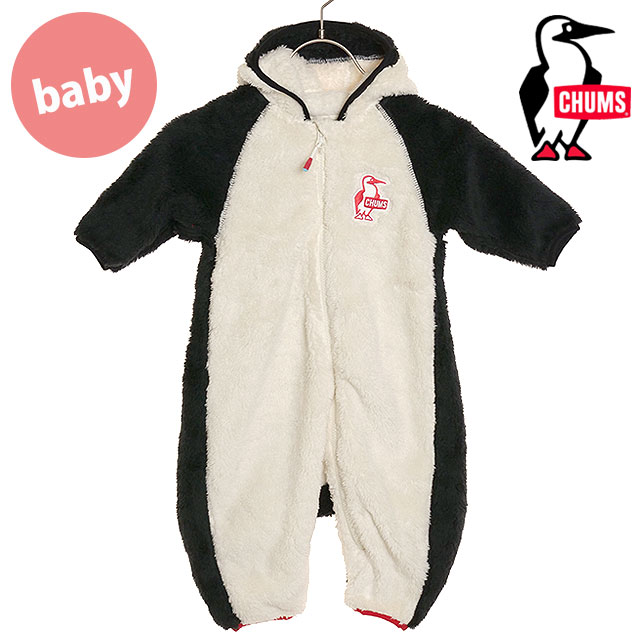 【最大100%ポイントバック】チャムス CHUMS ベビーエルモフリースオールインワン [CH27-1022 FW23] Baby Elmo Fleece All in One 男の子・女の子 ベビー服 80cm つなぎ カバーオール 出産祝い ギフト Booby 正規取扱店