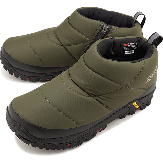 【最大100 ポイントバック】ダナー Danner スノーブーツ フレッド ロー B200 PF FREDDO LO B200 PF D120075 メンズ レディース ビブラムソール 防水 ウィンターブーツ KHAKI カーキ系 正規取扱店【cp】