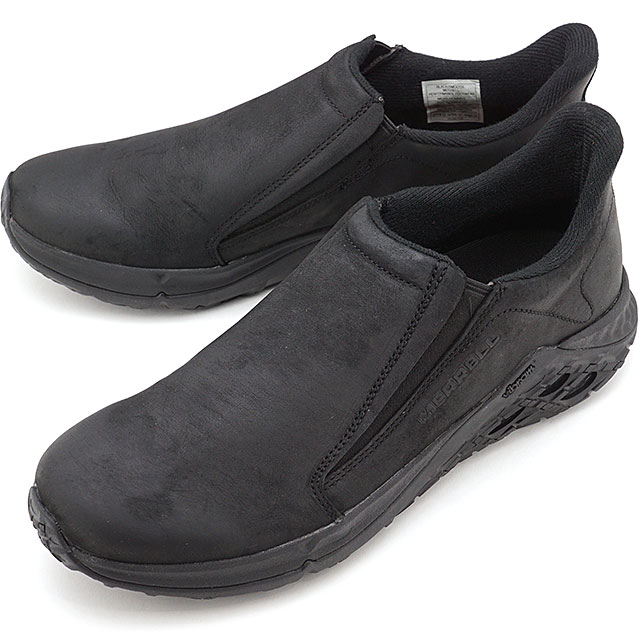 乐天商城 - 【最大100%ポイントバック】メレル MERRELL ジャングルモック2.0 エーシープラス M JUNGLE MOC 2.0 AC+ [J5002199 FW20] メンズ スリッポン BLACK SMOOTH ブラック系【e】 正規取扱店【cp】