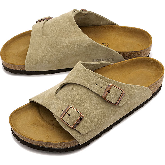 樂天商城 - 【最大100%ポイントバック】ビルケンシュトック BIRKENSTOCK チューリッヒ ベロア [50461/50463 FW22] Zurich VL メンズ・レディース サンダル 定番 Taupe 正規取扱店