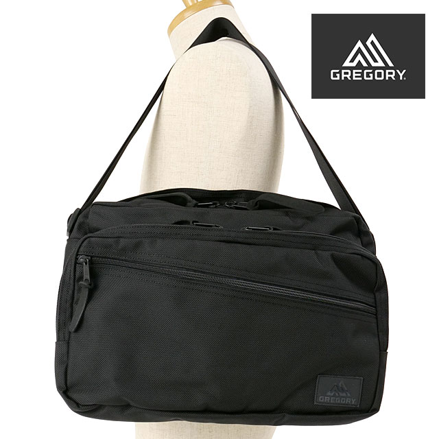 Rakuten - 【最大100%ポイントバック】グレゴリー GREGORY ユーティリティーショルダーL [1481820440 FW23] 15L UTILITY SHOULDER L メンズ・レディース 鞄 ショルダーバッグ コーデュラバリスティックブラック 正規取扱店【cp】