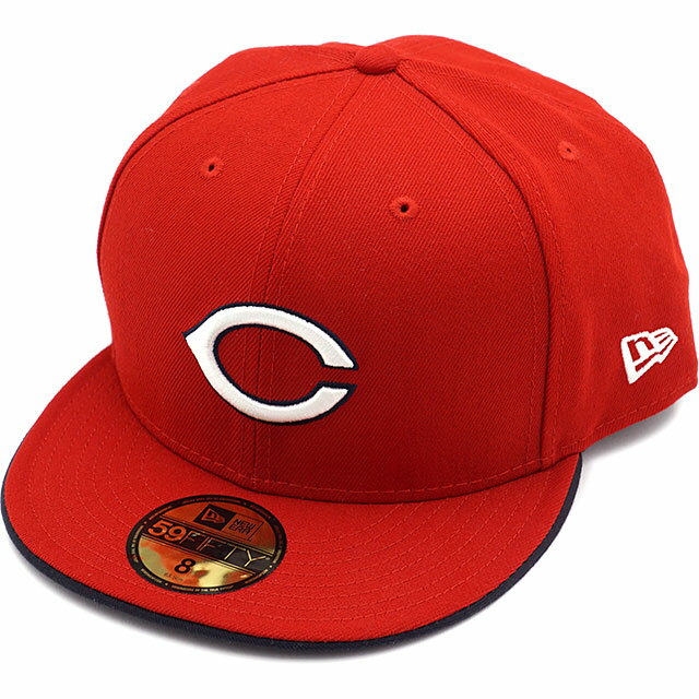 乐天商城 - 【最大100%ポイントバック】ニューエラ キャップ NEW ERA CAP 広島東洋カープ [14525195] 59FIFTY NPB メンズ・レディース 帽子 日本プロ野球 スカーレット/ホワイト 正規取扱店