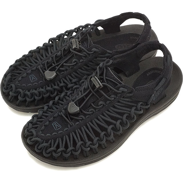乐天商城 - 【最大100%ポイントバック】【先着で限定プレゼント】KEEN キーン レディース サンダル 靴 UNEEK 3C WOMEN ユニーク スリーシー Black/Black [1014099 SS16] 正規取扱店