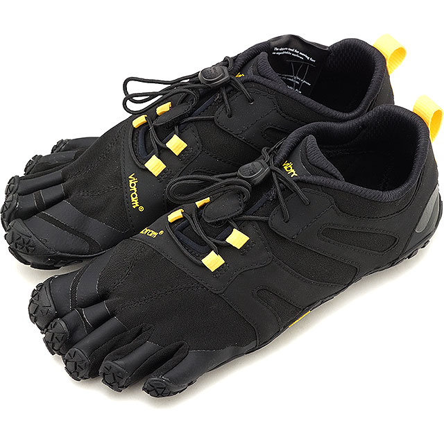 乐天商城 - 【30％OFF／SALE】ビブラムファイブフィンガーズ Vibram FiveFingers レディース Vトレイル2.0 W V-Trail 2.0 5本指 トレイルランニングシューズ トレラン Black/Yellow ブラック系 [19W7601] 正規取扱店【ts】【e】
