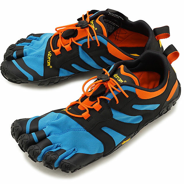 Rakuten - 【30%OFF/SALE】ビブラムファイブフィンガーズ Vibram FiveFingers 5本指シューズ トレイルランニング用 V-Trail 2.0 [19M7603] メンズ ベアフットスニーカー 靴 Blue/Orange ブルー系 正規取扱店【ts】【e】