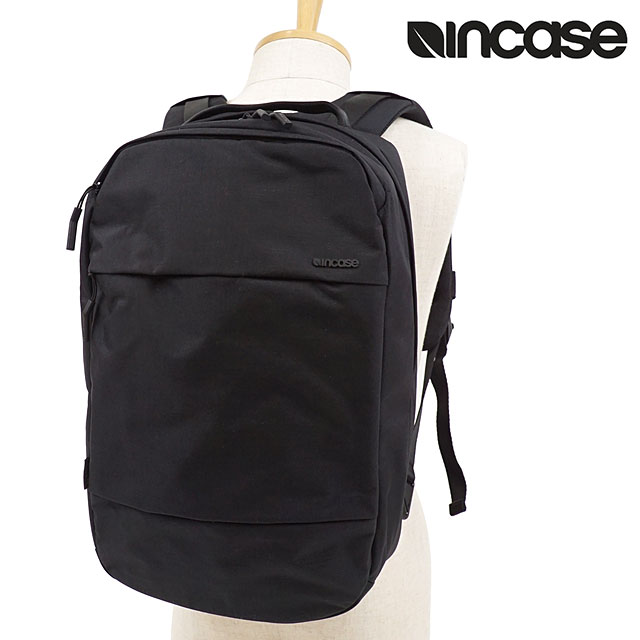 樂天商城 - 【最大100%ポイントバック】インケース Incase リュック シティーコンパクトバックパック ウィズ コーデュラナイロン City Compact Backpack with Courdura Nylon [137211053001 SS21] メンズ・レディース 鞄 通勤通学 BLACK ブラック系 正規取扱店【cp】