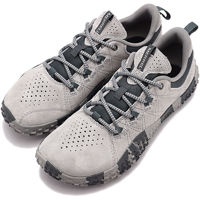 乐天商城 - 【最大100%ポイントバック】メレル MERRELL レディース ラプトゥ W WRAPT [J036008 FW21] スエード ベアフット スニーカー トレイル アウトドア PALOMA ホワイト系【e】 正規取扱店