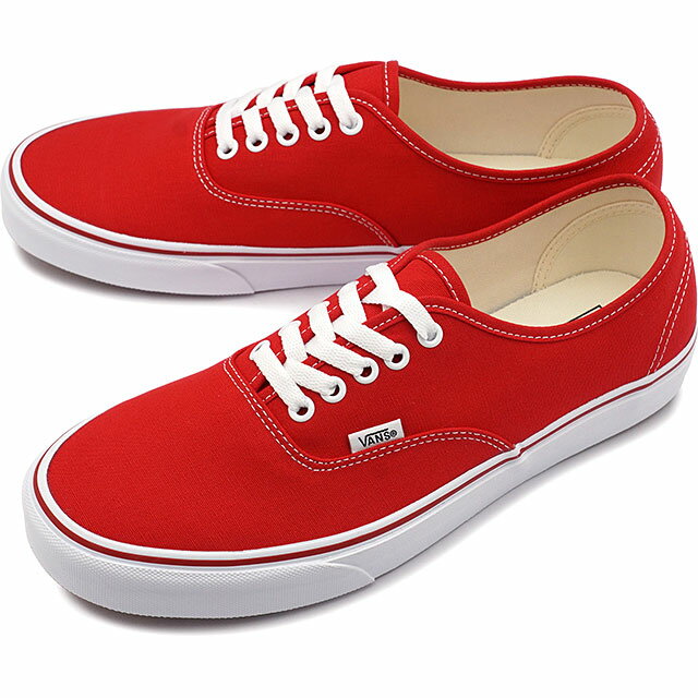 樂天商城 - 【最大100%ポイントバック】バンズ VANS オーセンティック スニーカー [VN000EE3RED SS22] AUTHENTIC メンズ・レディース ヴァンズ 定番 RED/TRUE WHITE 正規取扱店