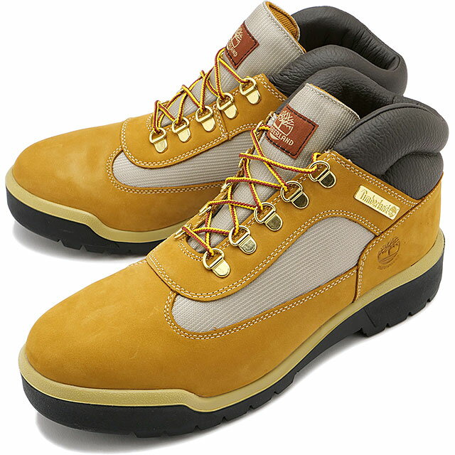 乐天商城 - 【最大100%ポイントバック】ティンバーランド Timberland メンズ スニーカー フィールドブーツ F/L ウォータープルーフ [1A18RI-231 SS23] Field Boots F/L WP 靴 アウトドアシューズ 防水 イエローブーツ Wheat イエロー系 正規取扱店【cp】