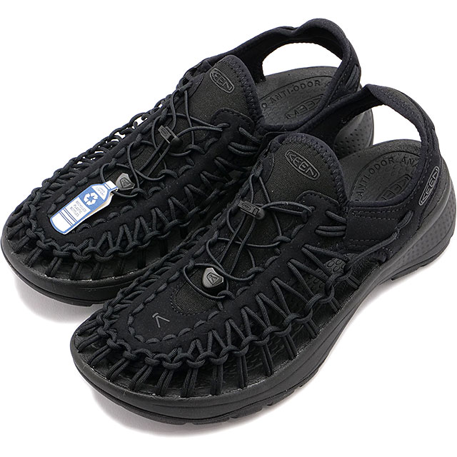 樂天商城 - 【最大100%ポイントバック】【先着で限定プレゼント】キーン KEEN レディース サンダル ユニーク アストリア [1027292] W UNEEK ASTORIA キャンプ アウトドアシューズ Black/Black 正規取扱店