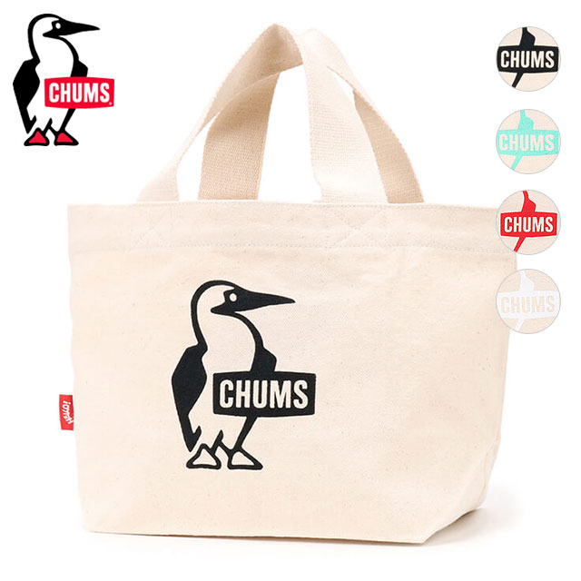 Rakuten - 【最大100%ポイントバック】チャムス CHUMS ブービーミニキャンバストート [CH60-3496 SS23] Booby Mini Canvas Tote メンズ・レディース 鞄 ランチバッグ トートバッグ アウトドア【メール便可】 正規取扱店