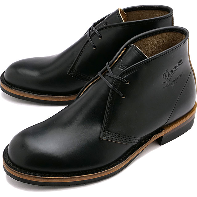 乐天商城 - 【最大100%ポイントバック】ダナー Danner メンズ ブーツ アンティゴ [D-1806 SS23] ANTIGO 靴 ビブラムソール 日本製 BLACK 黒 ブラック系 正規取扱店
