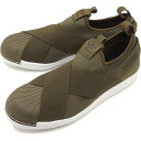【20%OFF】【在庫限り】adidas アディダス スーパースター SUPERSTAR SlipOn スーパースター スリップオン スリッポン アディダスオリジナルス adidas Originals TオリーブF17/TオリーブF17/Rホワイト (BZ0114 FW17)【e】【ts】【コンビニ受取対応商品】
